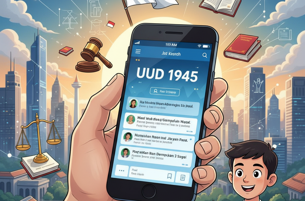 Konstitusi dalam Genggaman: Revolusi Belajar Hukum Melalui Aplikasi UUD 1945 Mobile