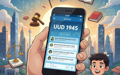 Konstitusi dalam Genggaman: Revolusi Belajar Hukum Melalui Aplikasi UUD 1945 Mobile